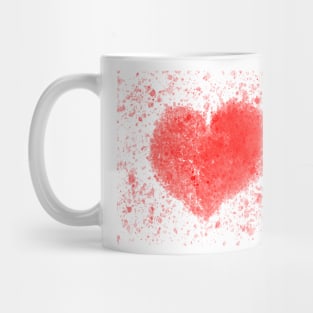 Valentine Red Heart Shape Mug